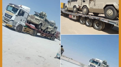 صور قديمة لمدرعات في طريقها إلى عدن وليست حديثة