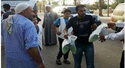 حقيقة إفطار فى ميكروباص على طريق مصر الاسكندرية .