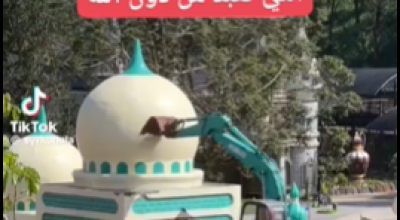 مضلل: الفيديو الذي يوثق هدم الأضرحة في إندونيسيا وليس ليبيا