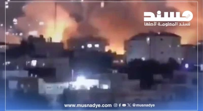 الفيديو لا يعود إلى قصف استهدف مخازن جماعة الحوثي في صنعاء، بل يعود إلى قصف إيراني على تل أبيب