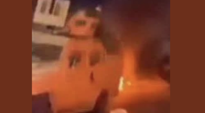 الصورة لمدرعة في طرابلس الليبية وليست من حضرموت