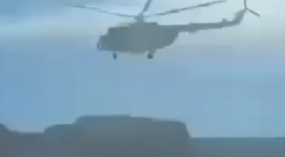 حقيقة الفيديو المتداول حول تحليق طائرة مروحية في سيئون