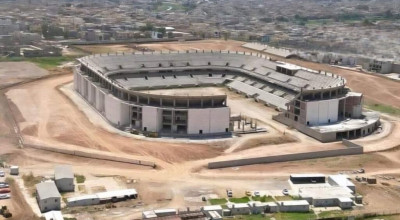 صورة بناء أكبر ملعب في المخا تعود لملعب الموصل الأولمبي في العراق