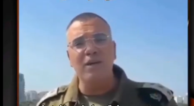 فيديو خاضع للتلاعب على أنه لرد أفيخاي أدرعي على خطاب أحمد الشرع 