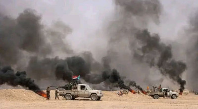 الصورة لقوات دفاع شبوة في أغسطس 2025 وليست من وادي حضرموت