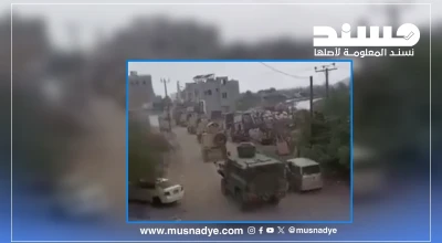فيديو مضلل لعربات للقوات الحكومية في عدن وليس حوثية في التربة
