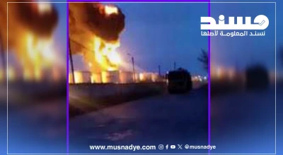 الفيديو لا يوثق قصفًا إيرانيًا لإسرائيل أو الكويت بل يعود لهجوم على مستودع نفطي في روسيا عام 2022