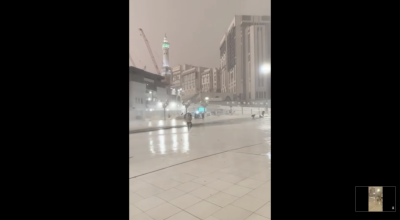 لم يشهد الحرم المكي أي عواصف يوم أمس