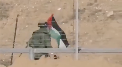 فيديو كمين العلم على حدود غزة من عام 2018 وليس حديثًا