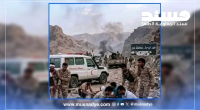 صور مولدة بالذكاء الاصطناعي وليست لآثار استهداف جنود في معسكر بلحج بطائرة مسيّرة