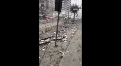 انتشار فيديو لدمار بجنوب لبنان وليس في تل أبيب