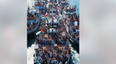 فيديوهان مولدان بالذكاء الاصطناعي لأسطول الصمود العالمي