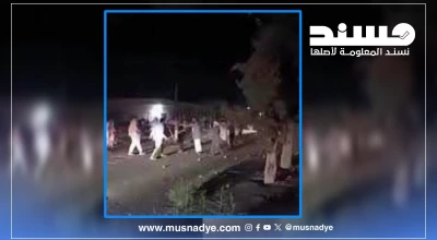 فيديو الاحتجاجات يعود لخلاف عائلي في دير الزور بسوريا ولا صحة لوجود احتجاجات في مأرب