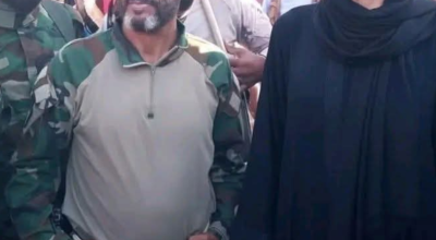 حقيقة مشاركة أنجلينا جولي في مظاهرة الانتقالي بعدن