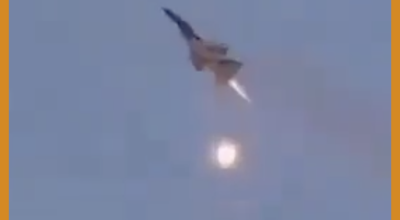 عرض عسكري بلجيكي وليست طائرة سعودية فوق حضرموت