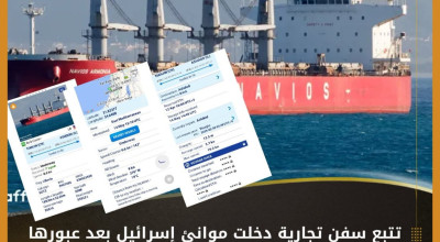السفينة إيلين أرمونيا عبرت رأس الرجاء الصالح إلى موانئ إسرائيل وليس عبر البحر الأحمر