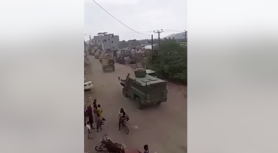 فيديوهات قديمة وليست لتحركات حوثيـ.ـة في تعز والتربة