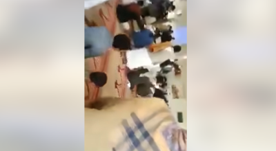 الفيديو لتفجير مسجد الحشحوش في صنعاء بمارس 2015 وليس حديثا