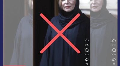 المقطع الذي قيل إنه لظهور عائشة القذافي مزيف