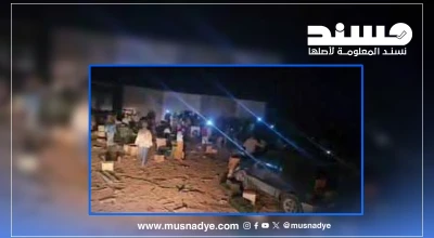 فيديو لنهب أسلحة وذخائر قديم وليس من معسكرات الطوارئ