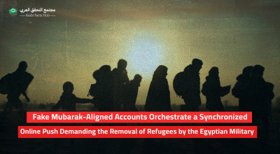 Fake Mubarak-Aligned Accounts Orchestrate a Synchronized Online Push Demanding the Removal of Refugees by the Egyptian Military