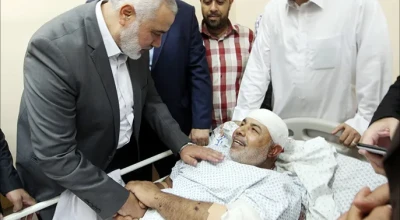 انتشار صورة مضللة مع الإدعاء أنها لخليل الحية في قطر