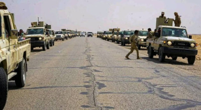 الصورة لقوات درع الوطن في الوديعة وليست في تعز