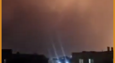 مقطع قديم لقصف إسرائيلي على طهران وليس حديثا