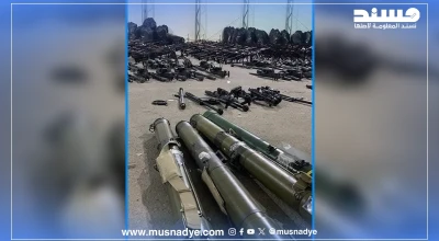 الصور المتداولة قديمة وتعود لعام 2020 ولا علاقة لها بضبط شحنة أسلحة حديثة