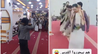 حقيقة الفيديوهات المتداولة حول رقص حوثيين “البَرَع” داخل أحد المساجد