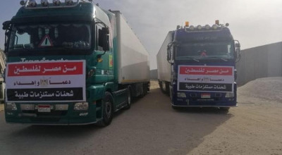 هل فعلًا هذه قافلة مصرية جديدة لغزة؟
