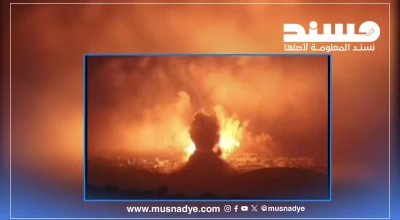الفيديو يعود لقصف إسرائيلي على لبنان وليس قصفا استهدف الحوثيين في المخا حديثا