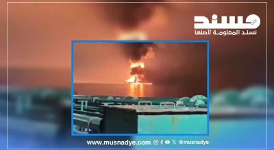 فيديو احتراق سفينة قرب السواحل السعودية مضلل ويوثق استهداف إيران ناقلة نفط أمريكية في مارس 2026