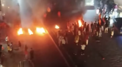 الصورة من احتجاجات سابقة في عدن وليست حديثة