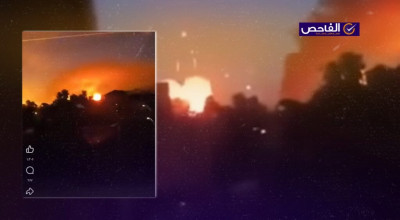 الفيديو لهجوم روسي على كييف وليس لضربات إيران على قاعدة العديد!