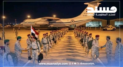 الصورة مولّدة بالذكاء الاصطناعي وليست لوصول الجيش المصري إلى السعودية