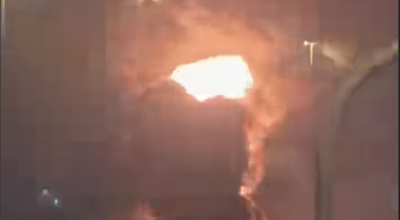 فيديو مضلل لحريق في السفارة الأمريكية بالرياض