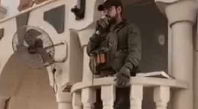 فيديو ترتيل جندي إسرائيلي من سماعة المسجد من جنين وليس من غزة