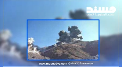 فيديو مضلل وقديم وليس لقصف الطيران اليمني حديثًا لمواقع الحوثيين في مأرب والجوف