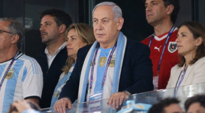 صورة نتنياهو بمدرجات كأس العالم 2026 مولدة بالذكاء الاصطناعي