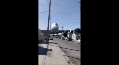 فيديو تحطم طائرة لحكومة دبي قرب تل أبيب مولد بالذكاء الاصطناعي