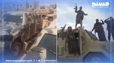 صور قديمة لمدرعات عسكرية وليست مدرعات سعودية في صنعاء حديثًا