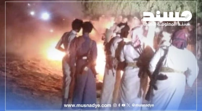 الصورة قديمة وتعود لقصف بطائرة مسيّرة في مأرب عام 2022 وليست حديثة