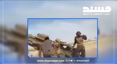 فيديو لمدفعية العمالقة في عسيلان وبيحان يُتداول على أنه من باب المندب