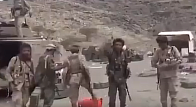 حقيقة فيديو استيلاء الحوثيين على أسلحة قوات الطوارئ اليمنية بعد فرارها في مأرب