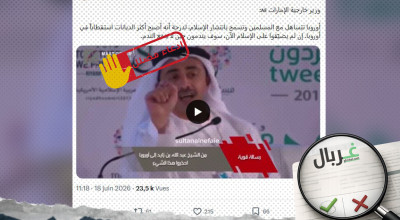 وزير خارجية الإمارات.. إن لم تضيق أوروبا على الإسلام سوف تندم