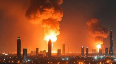 انتشار صورة مولدة بالذكاء الاصطناعي للقصف الإيراني لدول الخليج