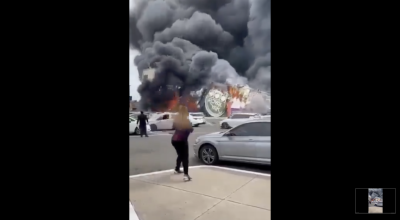 انتشار فيديو لحريق في مكسيك وليس في تل أبيب