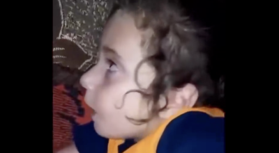 انتشار فيديو لطفلة مريضة من سوريا مع الادعاء أنه من قطاع غزة 