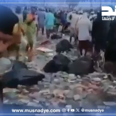 الفيديو المتداول لا يُظهر تدفق مياه صرف صحي على الحجاج بل أمطار في موسم الحج 2019